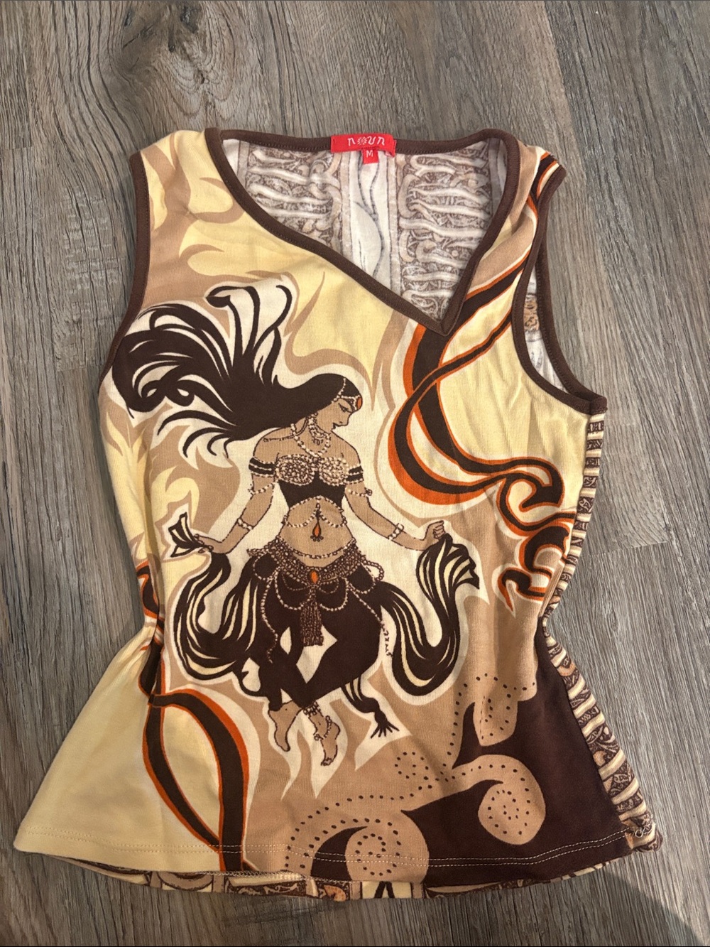 Gypsy/ genie pin up vintage crop tank